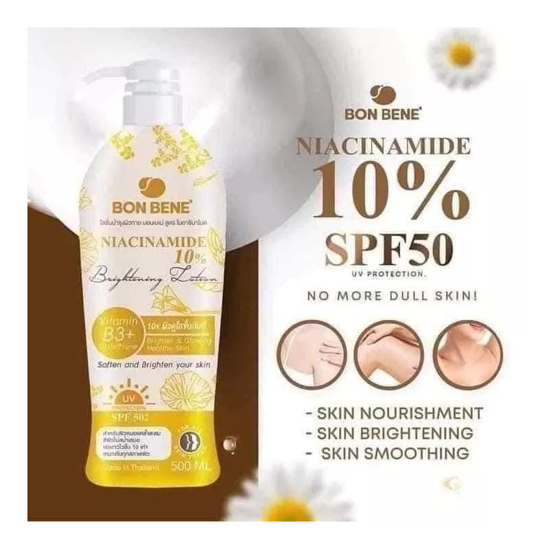 BON BENE 10% Niacinamide Brightening Lotion, 500ml