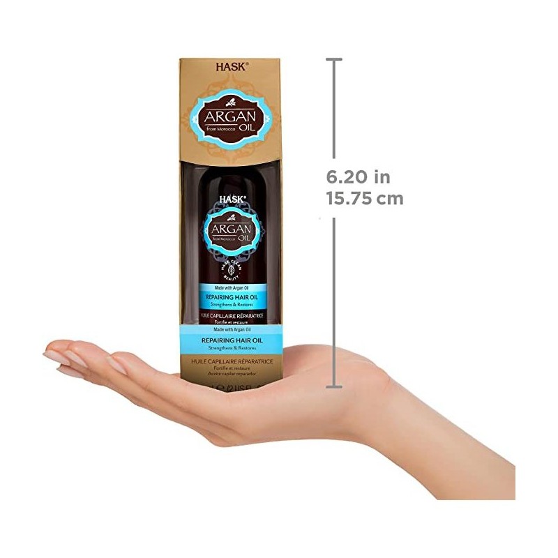 HASK ARGAN REPAIR SHINE OIL 59ML PUMP