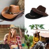 Paifeancodill Cowboy Hat Band, 6Pcs Western Hat Band, Soft Pu