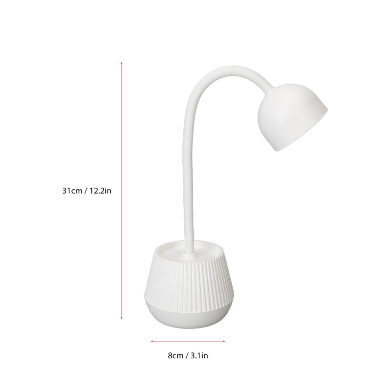 Lotus Shape Nail Lamp 360 Degree Rotatable Infrared Induction Gooseneck