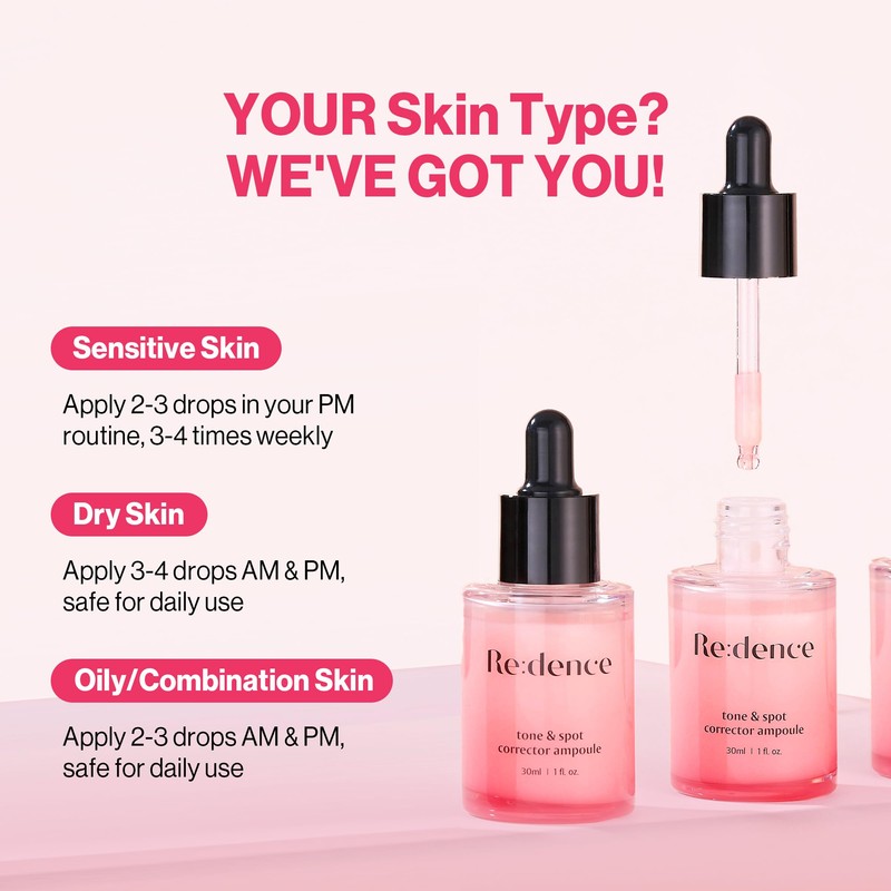 [Redence] 5% Niacinamide & 605,395ppm Natural Vitamin C Tone &