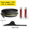 VUAOHIY 17 FT Universal Garage Door Threshold Seal Strip with