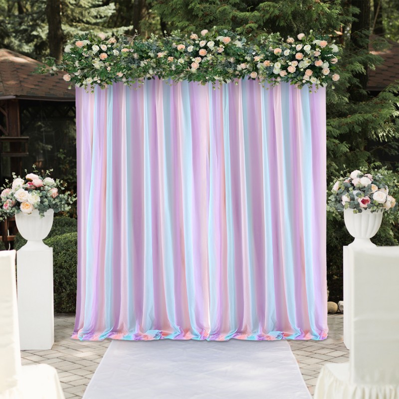 Wedding Arch Draping Fabric Background Decorative Wedding Curtain Wedding Party