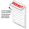 Mediz Outdoor Permit Brochure Box - Easy to Use Take