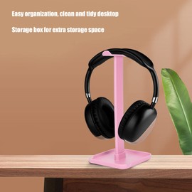 Headset Stand, Premium ABS Headphone Holder Bright Colour Safe Stable for Office for Desk for Home()