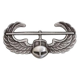 Army Air Assault Badge Full Size Oxidized Finish