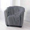 Douceur d'Intérieur, Milou Fleece Blanket, 125 x 150 cm, Charcoal