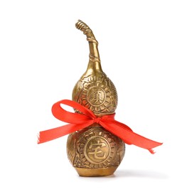 BRABUD Chinese Good Luck Wu Lou/Hu Lu Gourd/Cucurbit for Wealth Peaceful Copper Statue Collectible Figure Sculpture Charm Amulet