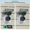 EIGHTREE WiFi Outdoor Socket, IP44 Outdoor Socket, Waterproof, WLAN Socket