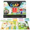 Arteza Kids Air Dry Clay, 35 Bars, Dinosaur Modeling Clay