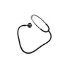 KENZ MEDICO NO.151-2 Pediatric Double Stethoscope (Black)