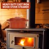 1MORE Wood Stove Steamer- Wood Stove Humidifier Cast Iron with