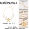 Bocar Gold Starfish Pendant Necklace for Women Starfish Chunky Statement