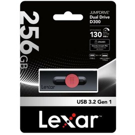 Lexar Dual USB Flash Drive Black 256 GB