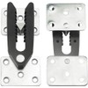 TOVOT 4PCS Sectional Sofa Connectors Set Steel Couch Connector for
