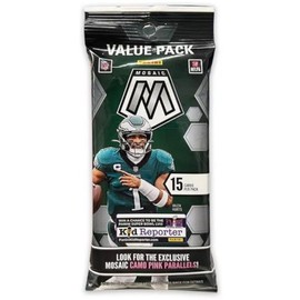 2023 Panini Mosaic Football Cello Fat Pack - 15 Trading Cards per Pack