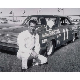 BEAUTIFUL NASCAR DRIVER NED JARRETT  8X10 PHOTO W/ BORDERS