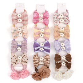 BIANHUAN Hair Elastic Ribbon for Children, Girls, Kids, Baby, Kids, Large Capacity, Hair Arrangement, Hair Accessories, Hair Ornaments, 30-Piece Set, Cute, Stylish, Painless, Cute, Elementary School