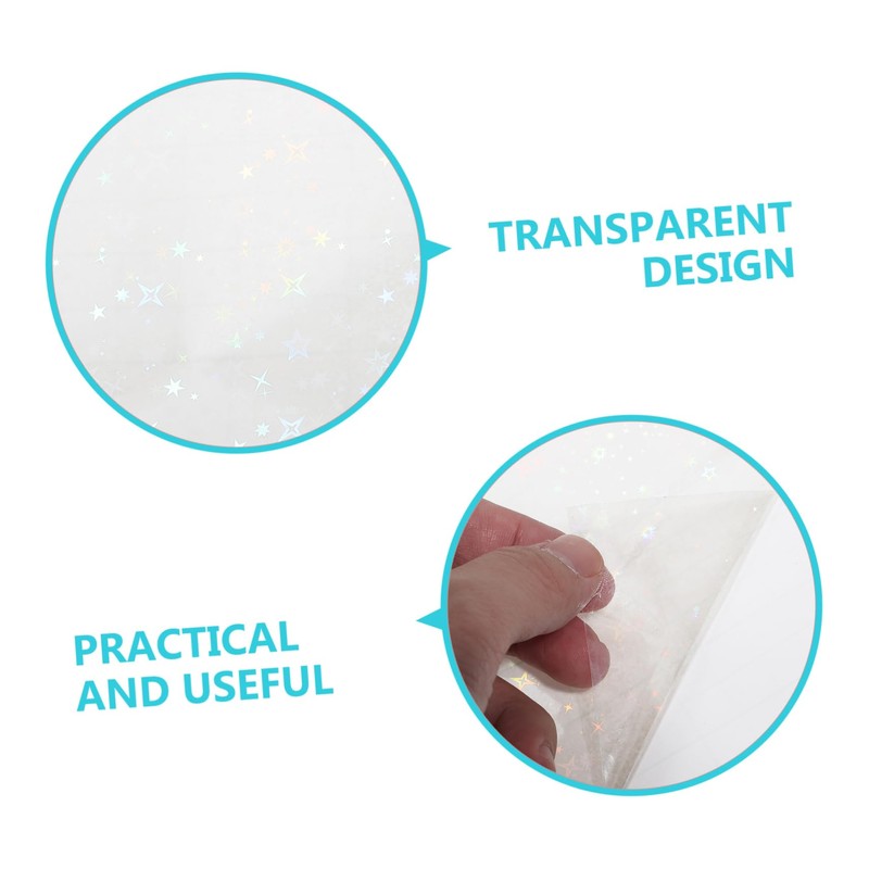 OHPHCALL 10sheets Cold Laminating Films Transparent Pet for Photo and