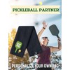 CybGene Embroidered Pickleball Towel, Funny Gift for Pickleball Lovers, 16"x