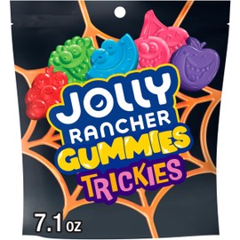 JOLLY RANCHER TRICKIES Gummies Assorted Fruit Flavored, Halloween Candy Bag, 7.1 oz