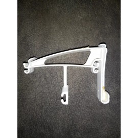 Amerimax Contemporary 4-inch Hidden Gutter Hook Hanger - White Vinyl - T0431