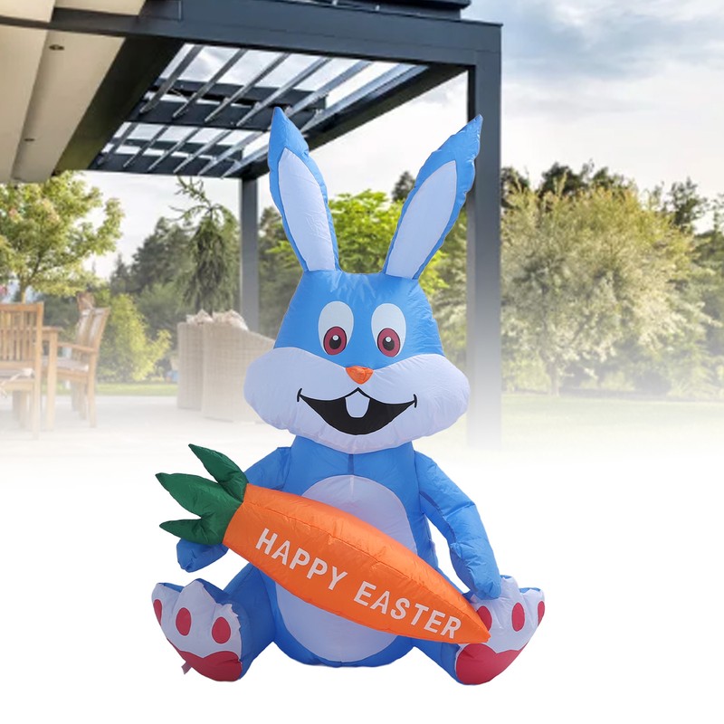 1.2 m Easter Inflatables Rabbit Cartoon Cute Fun Innovative Blow