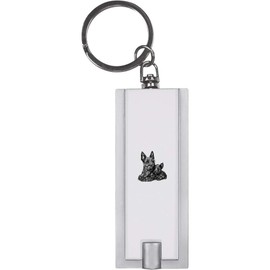 Azeeda 'Scottish Terrier Mother with Puppy ' Keyring LED Torch (KT00041117)