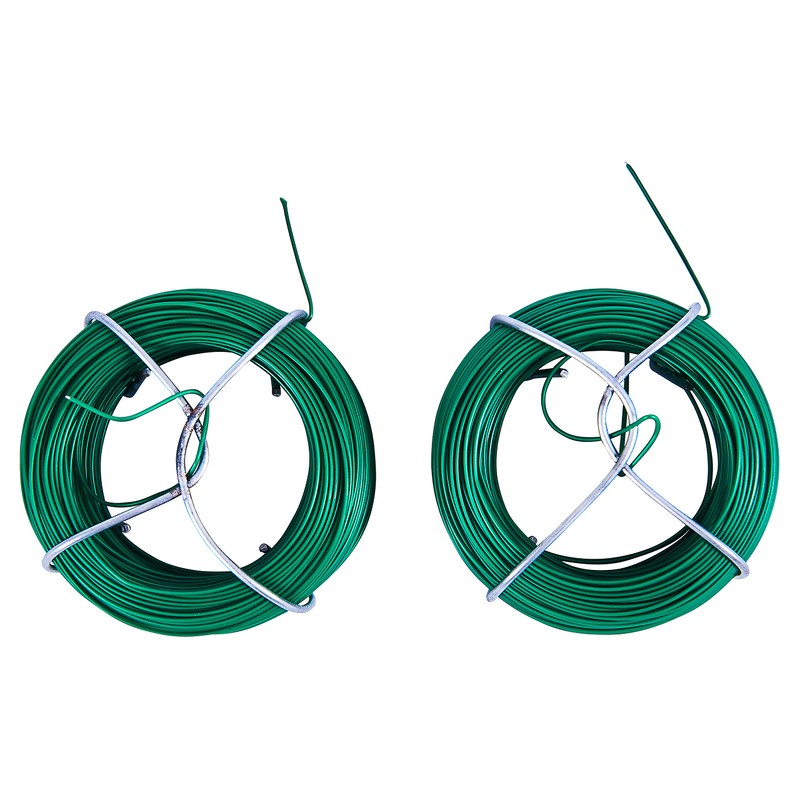 Amtech U4200 2 piece 50m plastic coated garden wire set