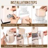 YHBRAK Rotary Cheese Grater with 5 Well-designed Blades & Strong