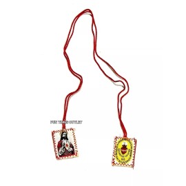 1 pc Scapular Sacred Heart Favor Escapulario Sagrado Corazon De Jesus Recuerdo