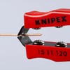 Knipex Stripping Tweezers for coated wire 125 mm 15 11