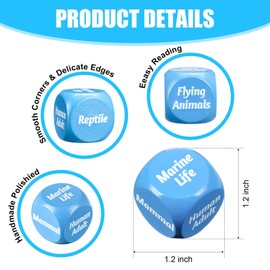 Pajean Pajean 25 Pcs Art Dice Game 9 Art Inspiration Dice 16 Painting Principles Education Cards Creative Drawing and Painting Set Teacher Gifts for Christmas Room Artists Classroom Student Adult