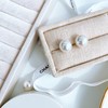 Silver 925 Classic Pearl Earrings 6mm 8mm 12mm Hanbok Mixed