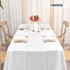 YMHPRIDE 8 Pack Satin Table Runner White Table Runner, 12x72