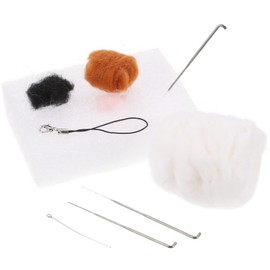 Operitacx 1 set of needle material package wool for needle felting craft set rabbit made of felt needle wool for felting needle felting make yourself doll accessories needle felting set for animals
