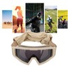 Protective Goggles Impact Resistance 3.8mm Thick Lens Comfortable Fit UV