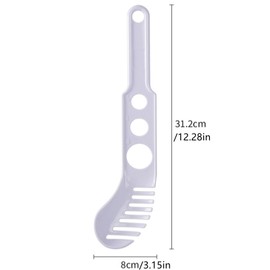 YiXjiuBP Spaghetti Measurer Tool Spoon Pasta Ladle Tool for Cooking, Multifunctional Kitchen Spaghetti Utensil for Restaurants Homes Hotels