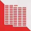 PAPERZIP - Austria Flags (Flagge Österreichs) – 48 Stickers for
