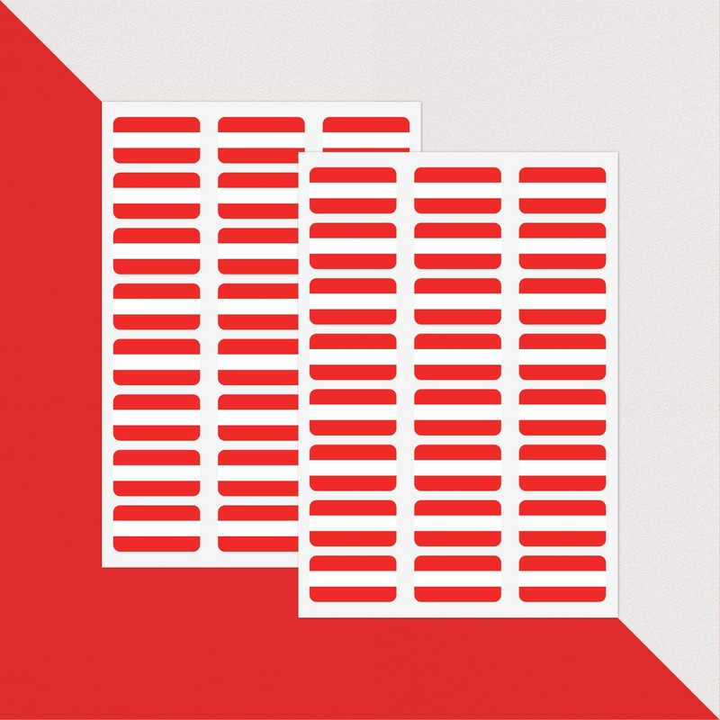 PAPERZIP - Austria Flags (Flagge Österreichs) – 48 Stickers for