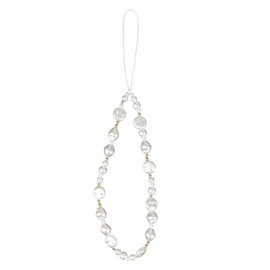 FACHOI Phone Charm Strap, Pearl Beaded Phone Bracelet Straps Cute Aesthetic Cellphone Wrist Strap Lanyard for Women Girls Cellphone Bag & Key Accessories F4-YXYZSJL