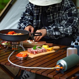 Camping Stove Adapter, Gas Converter Replacement Gas Tank Conversion with Self Closing Function for Camping Stove Backpacking Picnic