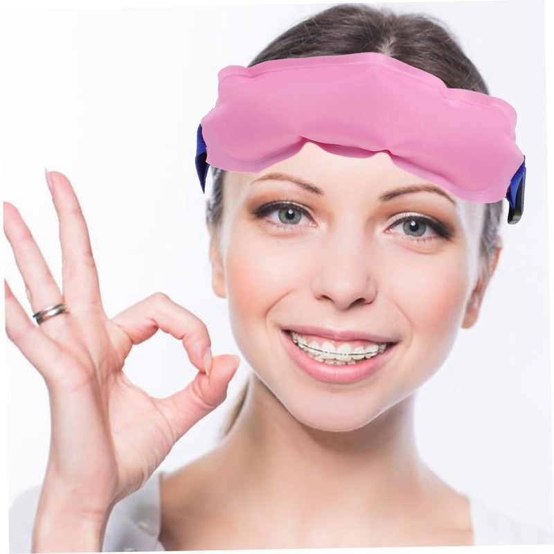 IWOWHERO Adjustable Ice Pack Forehead Wrap Reusable Gel Ice Pack