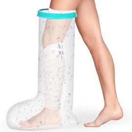 WirtuQuiksy Cast Covers For Shower Leg, Reusable Waterproof Bandages and Cast Cover, Leg Cover For Showering After Surgery