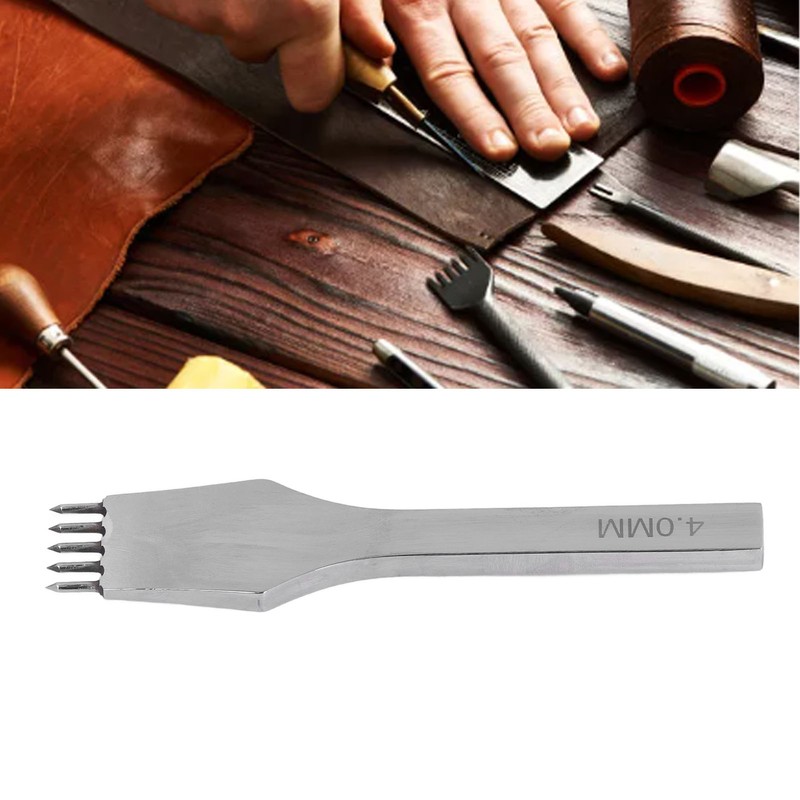 Leather Pricking Iron Round Cutting Mirror Polished High Speed Steel