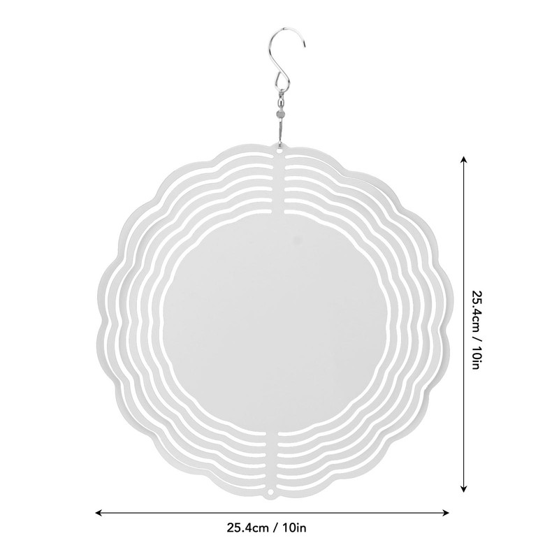 Sublimation Wind Chime Aluminum DIY Blank Wind Turntable for Outdoor