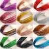 Hair Tinsel 12 Pcs Clip in Hair Tinsel Kit for