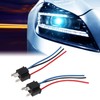 H4 Connector Headlight Holder, 2 Pieces H4 Plug Socket Connection