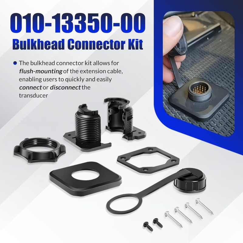 Bulkhead Connector Kit 010-13350-00 Replace for Garmin LiveScope Bulkhead Connector