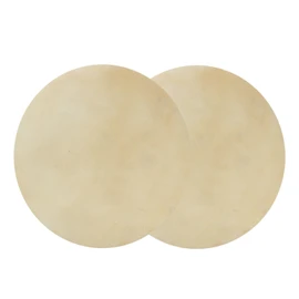 2pcs Drum Head Sheepskin Consistent Clear Sound for African Bongo Drum (12.2in)
